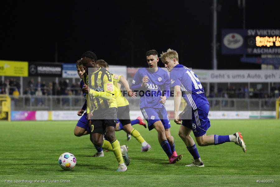 Stadion am Schönbusch, Aschaffenburg, 25.03.2024, sport, action, BFV, Fussball, März 2024, 26. Spieltag, Regionalliga Bayern, BAY, SVA, SpVgg Bayreuth, SV Viktoria Aschaffenburg - Bild-ID: 2400072 Stadion am Schönbusch, Aschaffenburg, 25.03.2024, sport, action, BFV, Fussball, März 2024, 26. Spieltag, Regionalliga Bayern, BAY, SVA, SpVgg Bayreuth, SV Viktoria Aschaffenburg - Bild-ID: 2400072
