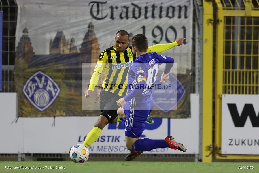 Stadion am Schönbusch, Aschaffenburg, 25.03.2024, sport, action, BFV, Fussball, März 2024, 26. Spieltag, Regionalliga Bayern, BAY, SVA, SpVgg Bayreuth, SV Viktoria Aschaffenburg - Bild-ID: 2400170 Stadion am Schönbusch, Aschaffenburg, 25.03.2024, sport, action, BFV, Fussball, März 2024, 26. Spieltag, Regionalliga Bayern, BAY, SVA, SpVgg Bayreuth, SV Viktoria Aschaffenburg - Bild-ID: 2400170
