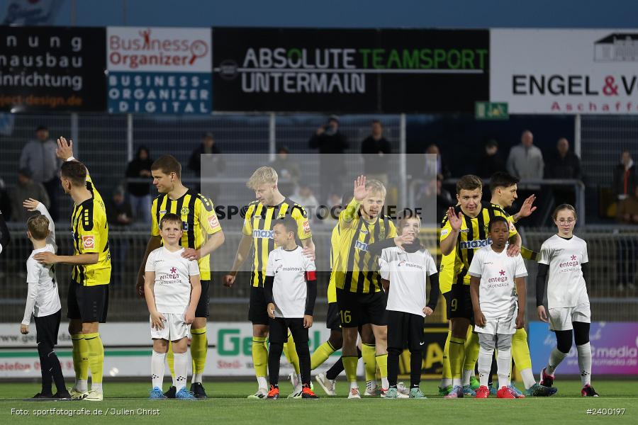 Stadion am Schönbusch, Aschaffenburg, 25.03.2024, sport, action, BFV, Fussball, März 2024, 26. Spieltag, Regionalliga Bayern, BAY, SVA, SpVgg Bayreuth, SV Viktoria Aschaffenburg - Bild-ID: 2400197