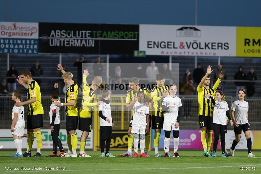 Stadion am Schönbusch, Aschaffenburg, 25.03.2024, sport, action, BFV, Fussball, März 2024, 26. Spieltag, Regionalliga Bayern, BAY, SVA, SpVgg Bayreuth, SV Viktoria Aschaffenburg - Bild-ID: 2400198