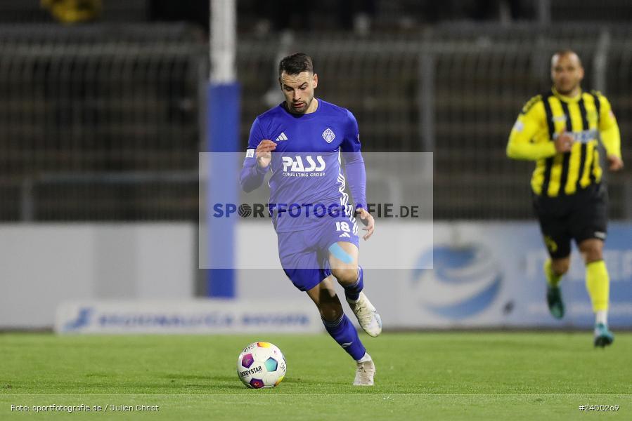 Stadion am Schönbusch, Aschaffenburg, 26.03.2024, sport, action, BFV, Fussball, März 2024, 26. Spieltag, Regionalliga Bayern, BAY, SVA, SpVgg Bayreuth, SV Viktoria Aschaffenburg - Bild-ID: 2400269
