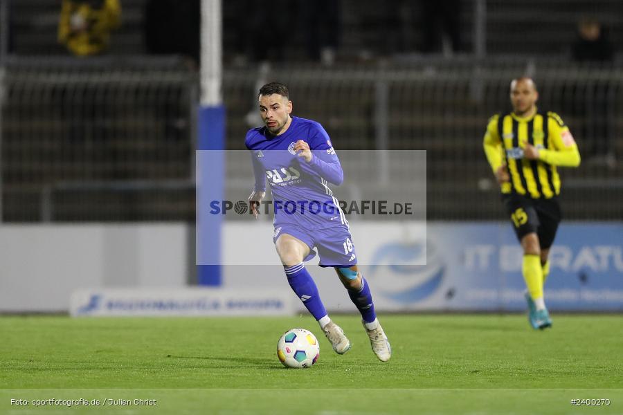 Stadion am Schönbusch, Aschaffenburg, 26.03.2024, sport, action, BFV, Fussball, März 2024, 26. Spieltag, Regionalliga Bayern, BAY, SVA, SpVgg Bayreuth, SV Viktoria Aschaffenburg - Bild-ID: 2400270