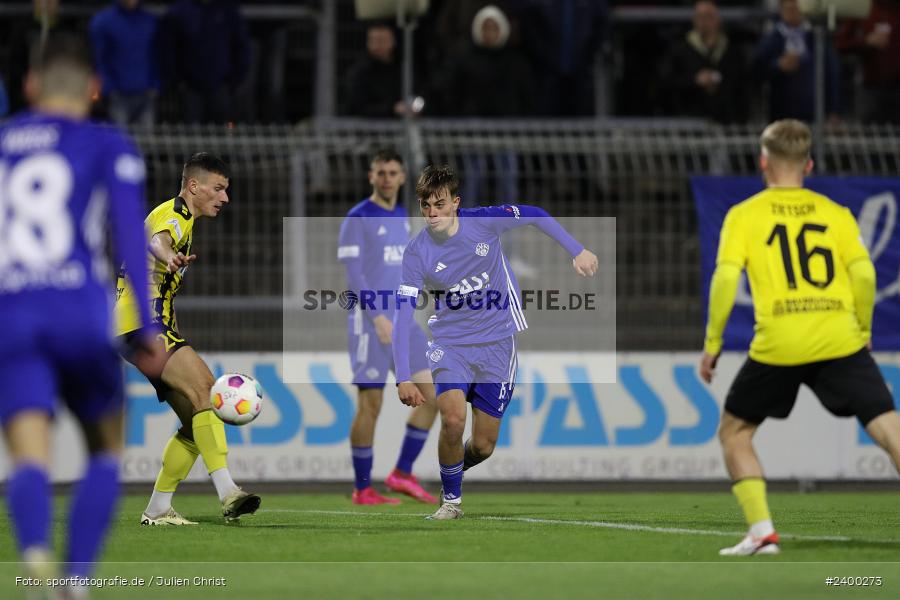 Stadion am Schönbusch, Aschaffenburg, 26.03.2024, sport, action, BFV, Fussball, März 2024, 26. Spieltag, Regionalliga Bayern, BAY, SVA, SpVgg Bayreuth, SV Viktoria Aschaffenburg - Bild-ID: 2400273