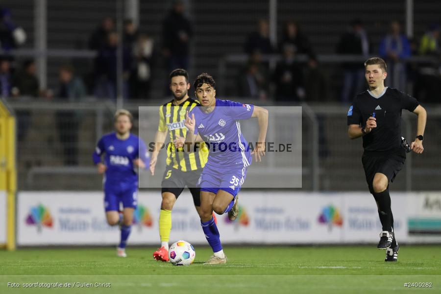 Stadion am Schönbusch, Aschaffenburg, 26.03.2024, sport, action, BFV, Fussball, März 2024, 26. Spieltag, Regionalliga Bayern, BAY, SVA, SpVgg Bayreuth, SV Viktoria Aschaffenburg - Bild-ID: 2400282