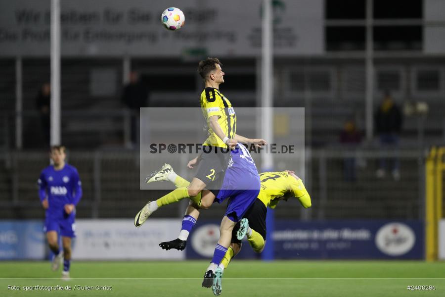 Stadion am Schönbusch, Aschaffenburg, 26.03.2024, sport, action, BFV, Fussball, März 2024, 26. Spieltag, Regionalliga Bayern, BAY, SVA, SpVgg Bayreuth, SV Viktoria Aschaffenburg - Bild-ID: 2400286