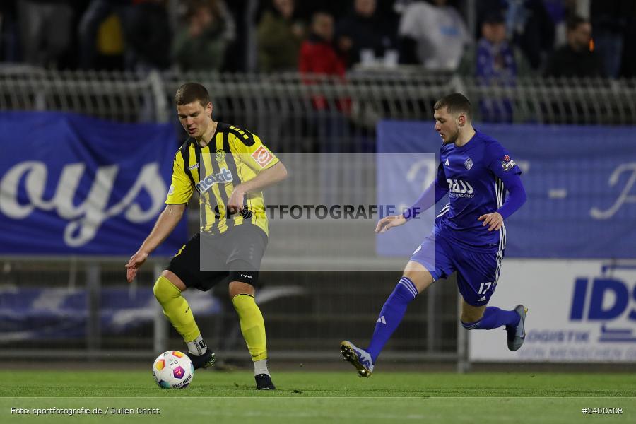 Stadion am Schönbusch, Aschaffenburg, 26.03.2024, sport, action, BFV, Fussball, März 2024, 26. Spieltag, Regionalliga Bayern, BAY, SVA, SpVgg Bayreuth, SV Viktoria Aschaffenburg - Bild-ID: 2400308