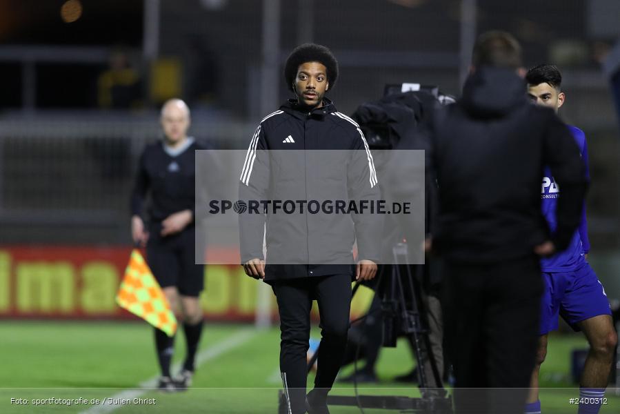 Stadion am Schönbusch, Aschaffenburg, 26.03.2024, sport, action, BFV, Fussball, März 2024, 26. Spieltag, Regionalliga Bayern, BAY, SVA, SpVgg Bayreuth, SV Viktoria Aschaffenburg - Bild-ID: 2400312
