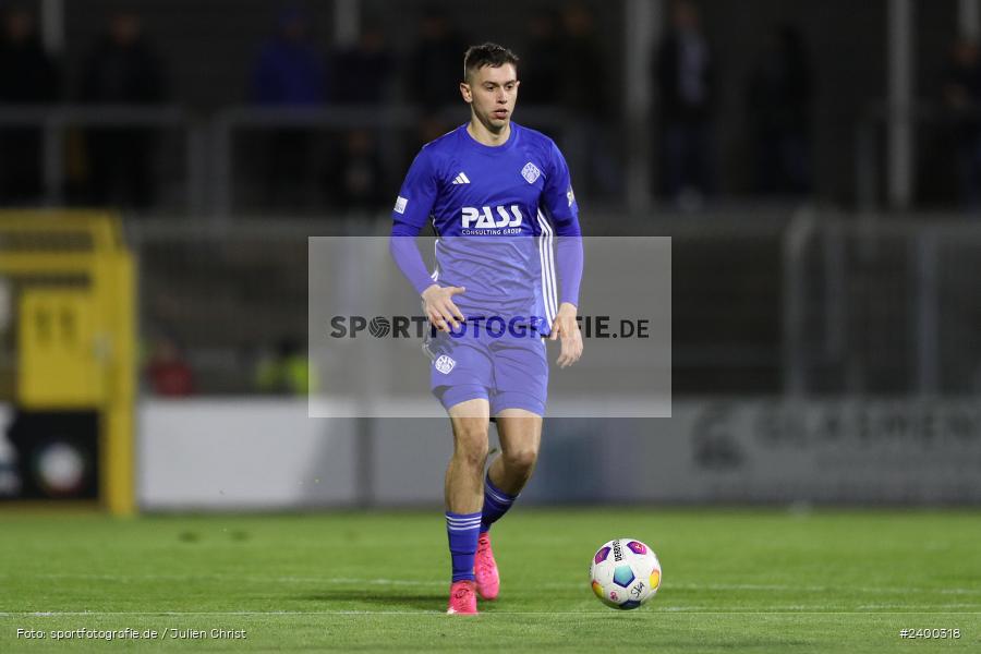 Stadion am Schönbusch, Aschaffenburg, 26.03.2024, sport, action, BFV, Fussball, März 2024, 26. Spieltag, Regionalliga Bayern, BAY, SVA, SpVgg Bayreuth, SV Viktoria Aschaffenburg - Bild-ID: 2400318