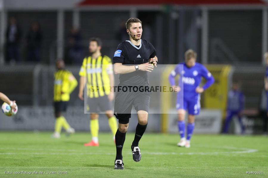 Stadion am Schönbusch, Aschaffenburg, 26.03.2024, sport, action, BFV, Fussball, März 2024, 26. Spieltag, Regionalliga Bayern, BAY, SVA, SpVgg Bayreuth, SV Viktoria Aschaffenburg - Bild-ID: 2400321