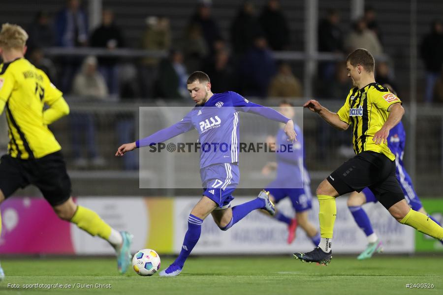 Stadion am Schönbusch, Aschaffenburg, 26.03.2024, sport, action, BFV, Fussball, März 2024, 26. Spieltag, Regionalliga Bayern, BAY, SVA, SpVgg Bayreuth, SV Viktoria Aschaffenburg - Bild-ID: 2400326