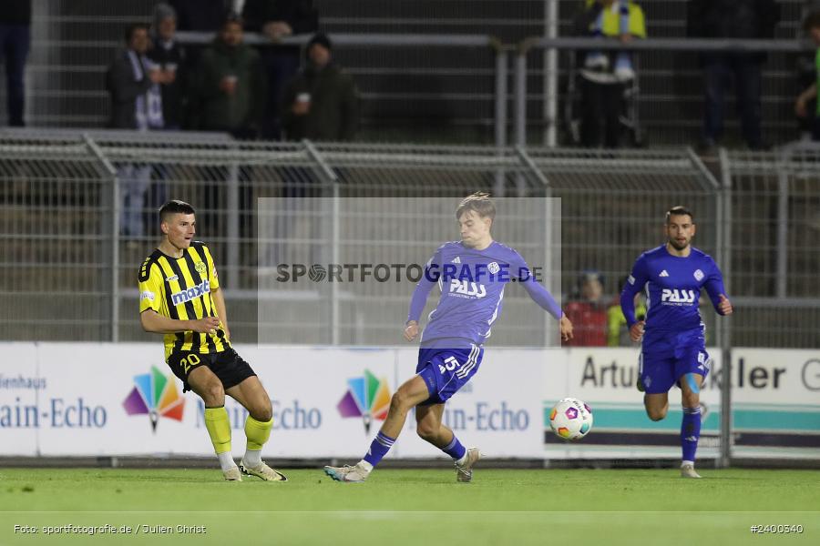 Stadion am Schönbusch, Aschaffenburg, 26.03.2024, sport, action, BFV, Fussball, März 2024, 26. Spieltag, Regionalliga Bayern, BAY, SVA, SpVgg Bayreuth, SV Viktoria Aschaffenburg - Bild-ID: 2400340