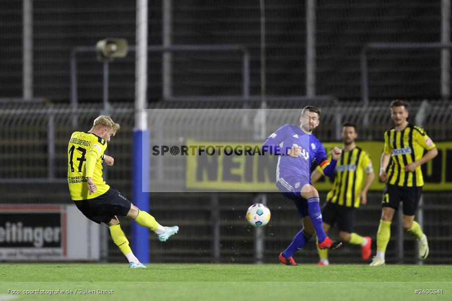 Stadion am Schönbusch, Aschaffenburg, 26.03.2024, sport, action, BFV, Fussball, März 2024, 26. Spieltag, Regionalliga Bayern, BAY, SVA, SpVgg Bayreuth, SV Viktoria Aschaffenburg - Bild-ID: 2400341