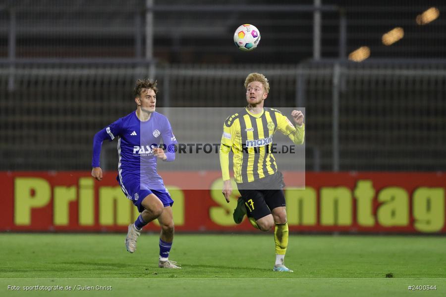 Stadion am Schönbusch, Aschaffenburg, 26.03.2024, sport, action, BFV, Fussball, März 2024, 26. Spieltag, Regionalliga Bayern, BAY, SVA, SpVgg Bayreuth, SV Viktoria Aschaffenburg - Bild-ID: 2400344