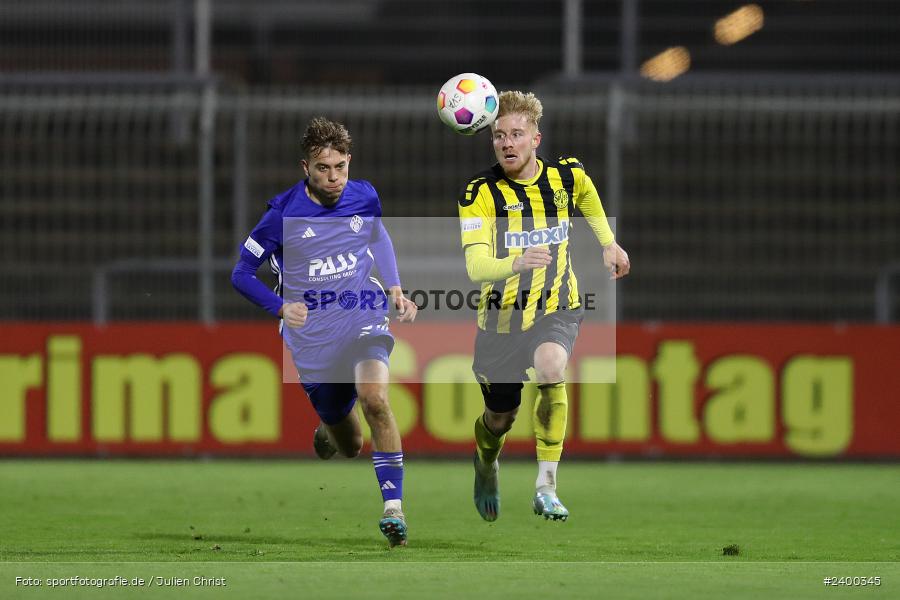 Stadion am Schönbusch, Aschaffenburg, 26.03.2024, sport, action, BFV, Fussball, März 2024, 26. Spieltag, Regionalliga Bayern, BAY, SVA, SpVgg Bayreuth, SV Viktoria Aschaffenburg - Bild-ID: 2400345