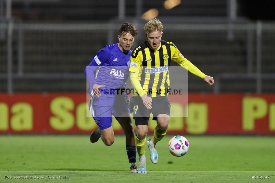 Stadion am Schönbusch, Aschaffenburg, 26.03.2024, sport, action, BFV, Fussball, März 2024, 26. Spieltag, Regionalliga Bayern, BAY, SVA, SpVgg Bayreuth, SV Viktoria Aschaffenburg - Bild-ID: 2400347