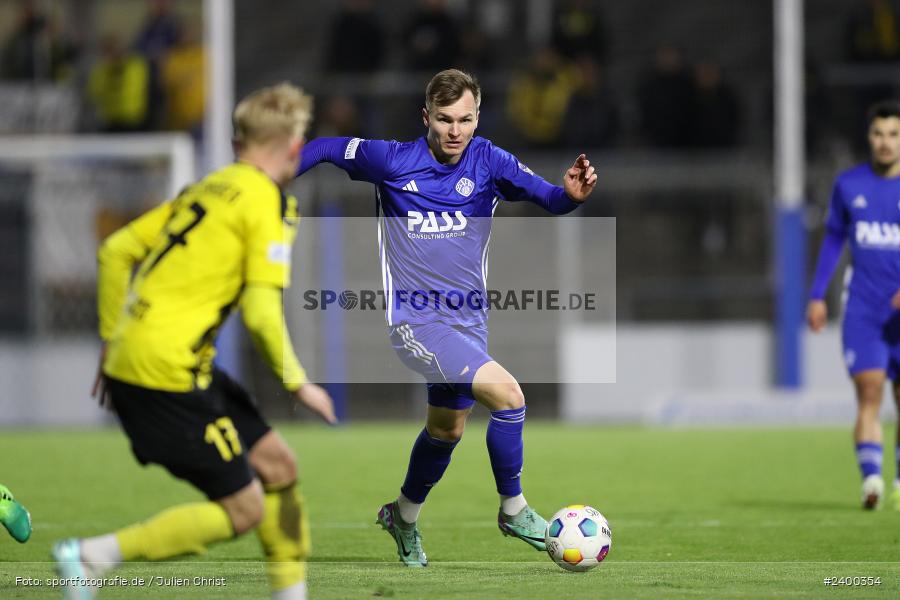 Stadion am Schönbusch, Aschaffenburg, 26.03.2024, sport, action, BFV, Fussball, März 2024, 26. Spieltag, Regionalliga Bayern, BAY, SVA, SpVgg Bayreuth, SV Viktoria Aschaffenburg - Bild-ID: 2400354