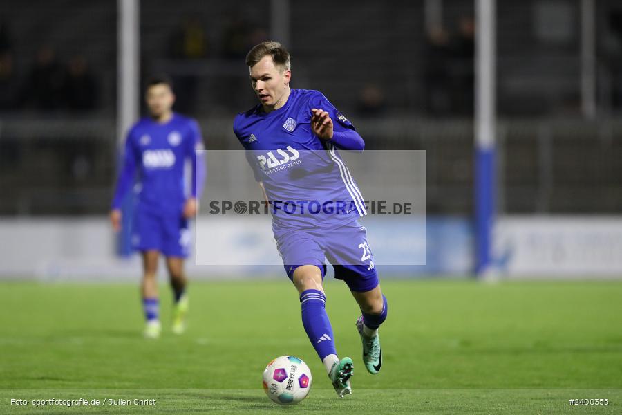 Stadion am Schönbusch, Aschaffenburg, 26.03.2024, sport, action, BFV, Fussball, März 2024, 26. Spieltag, Regionalliga Bayern, BAY, SVA, SpVgg Bayreuth, SV Viktoria Aschaffenburg - Bild-ID: 2400355