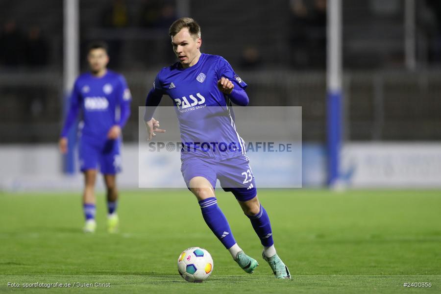 Stadion am Schönbusch, Aschaffenburg, 26.03.2024, sport, action, BFV, Fussball, März 2024, 26. Spieltag, Regionalliga Bayern, BAY, SVA, SpVgg Bayreuth, SV Viktoria Aschaffenburg - Bild-ID: 2400356