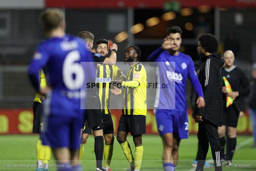 Stadion am Schönbusch, Aschaffenburg, 26.03.2024, sport, action, BFV, Fussball, März 2024, 26. Spieltag, Regionalliga Bayern, BAY, SVA, SpVgg Bayreuth, SV Viktoria Aschaffenburg - Bild-ID: 2400362