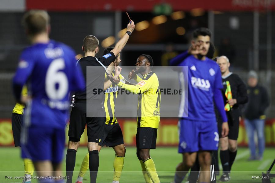 Stadion am Schönbusch, Aschaffenburg, 26.03.2024, sport, action, BFV, Fussball, März 2024, 26. Spieltag, Regionalliga Bayern, BAY, SVA, SpVgg Bayreuth, SV Viktoria Aschaffenburg - Bild-ID: 2400363
