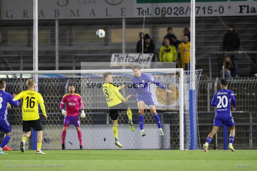 Stadion am Schönbusch, Aschaffenburg, 26.03.2024, sport, action, BFV, Fussball, März 2024, 26. Spieltag, Regionalliga Bayern, BAY, SVA, SpVgg Bayreuth, SV Viktoria Aschaffenburg - Bild-ID: 2400401