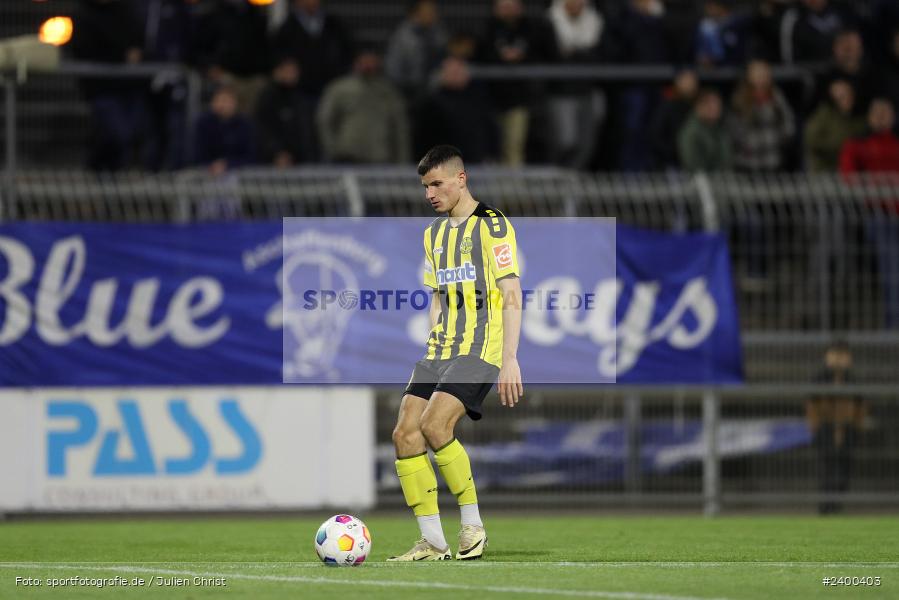 Stadion am Schönbusch, Aschaffenburg, 26.03.2024, sport, action, BFV, Fussball, März 2024, 26. Spieltag, Regionalliga Bayern, BAY, SVA, SpVgg Bayreuth, SV Viktoria Aschaffenburg - Bild-ID: 2400403