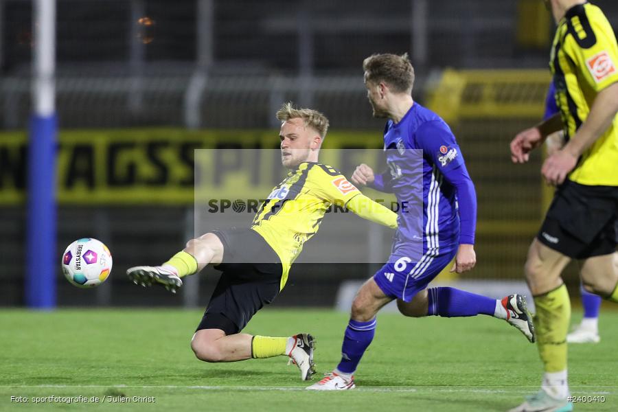 Stadion am Schönbusch, Aschaffenburg, 26.03.2024, sport, action, BFV, Fussball, März 2024, 26. Spieltag, Regionalliga Bayern, BAY, SVA, SpVgg Bayreuth, SV Viktoria Aschaffenburg - Bild-ID: 2400410