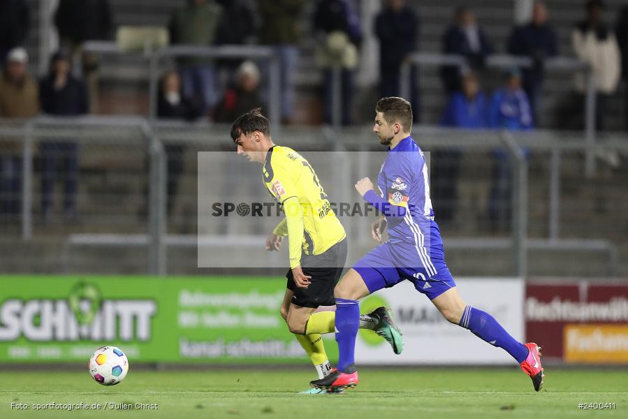 Stadion am Schönbusch, Aschaffenburg, 26.03.2024, sport, action, BFV, Fussball, März 2024, 26. Spieltag, Regionalliga Bayern, BAY, SVA, SpVgg Bayreuth, SV Viktoria Aschaffenburg - Bild-ID: 2400411