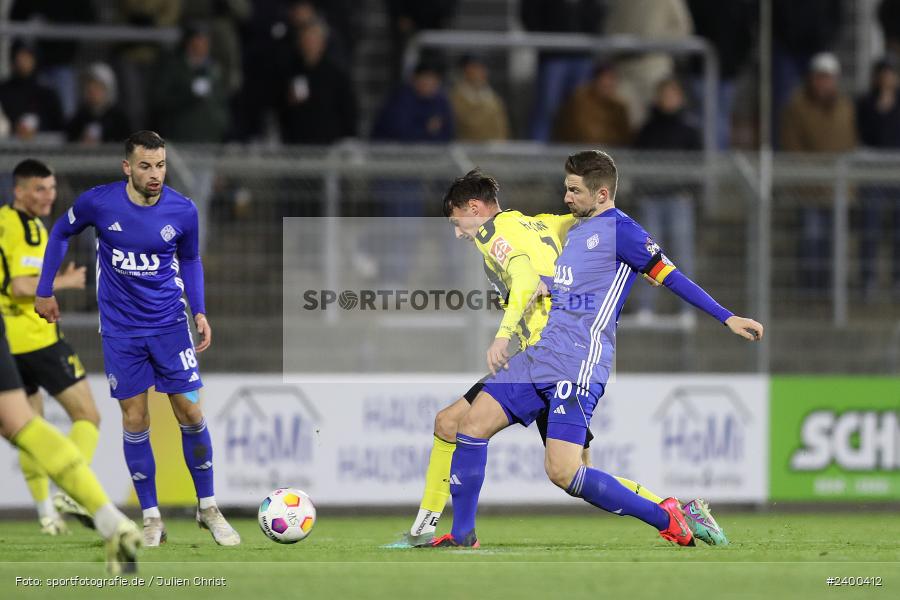 Stadion am Schönbusch, Aschaffenburg, 26.03.2024, sport, action, BFV, Fussball, März 2024, 26. Spieltag, Regionalliga Bayern, BAY, SVA, SpVgg Bayreuth, SV Viktoria Aschaffenburg - Bild-ID: 2400412