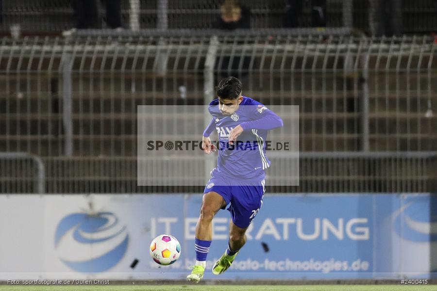 Stadion am Schönbusch, Aschaffenburg, 26.03.2024, sport, action, BFV, Fussball, März 2024, 26. Spieltag, Regionalliga Bayern, BAY, SVA, SpVgg Bayreuth, SV Viktoria Aschaffenburg - Bild-ID: 2400415