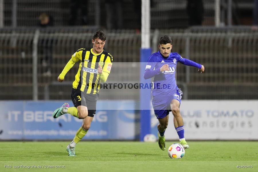 Stadion am Schönbusch, Aschaffenburg, 26.03.2024, sport, action, BFV, Fussball, März 2024, 26. Spieltag, Regionalliga Bayern, BAY, SVA, SpVgg Bayreuth, SV Viktoria Aschaffenburg - Bild-ID: 2400416