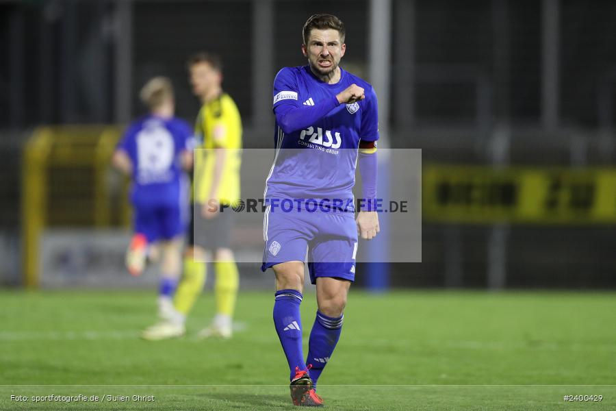 Stadion am Schönbusch, Aschaffenburg, 26.03.2024, sport, action, BFV, Fussball, März 2024, 26. Spieltag, Regionalliga Bayern, BAY, SVA, SpVgg Bayreuth, SV Viktoria Aschaffenburg - Bild-ID: 2400429