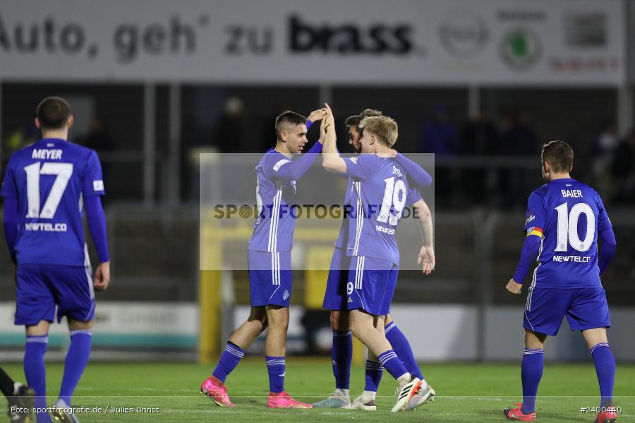 Stadion am Schönbusch, Aschaffenburg, 26.03.2024, sport, action, BFV, Fussball, März 2024, 26. Spieltag, Regionalliga Bayern, BAY, SVA, SpVgg Bayreuth, SV Viktoria Aschaffenburg - Bild-ID: 2400440