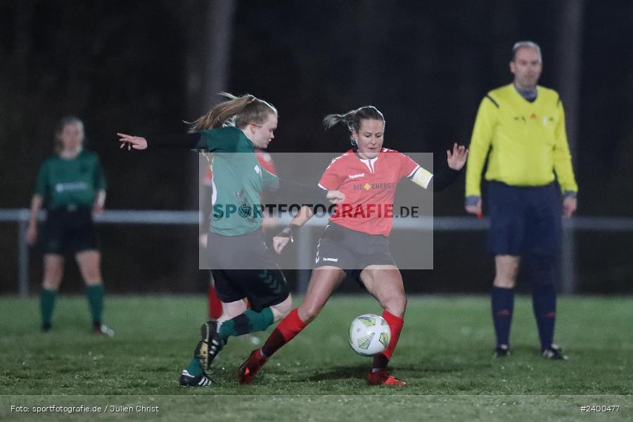 Am Uhlberg, Karsbach, 29.03.2024, sport, action, BFV, Fussball, März 2024, 9. Spieltag, Frauen BOL, SVV, FCK, SV 1928 Veitshöchheim, FC Karsbach - Bild-ID: 2400477