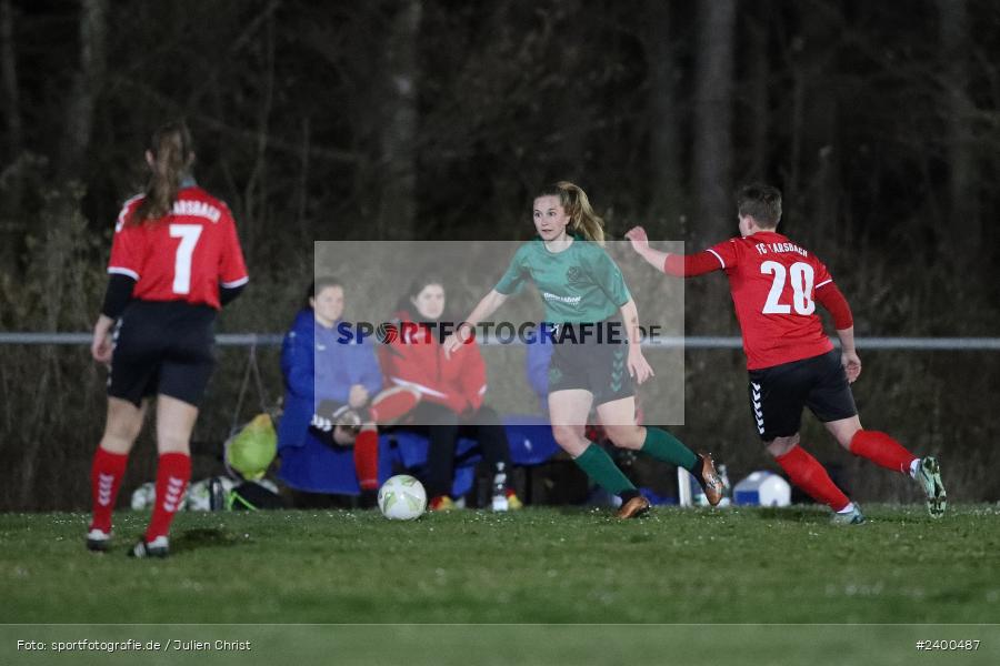 Am Uhlberg, Karsbach, 29.03.2024, sport, action, BFV, Fussball, März 2024, 9. Spieltag, Frauen BOL, SVV, FCK, SV 1928 Veitshöchheim, FC Karsbach - Bild-ID: 2400487