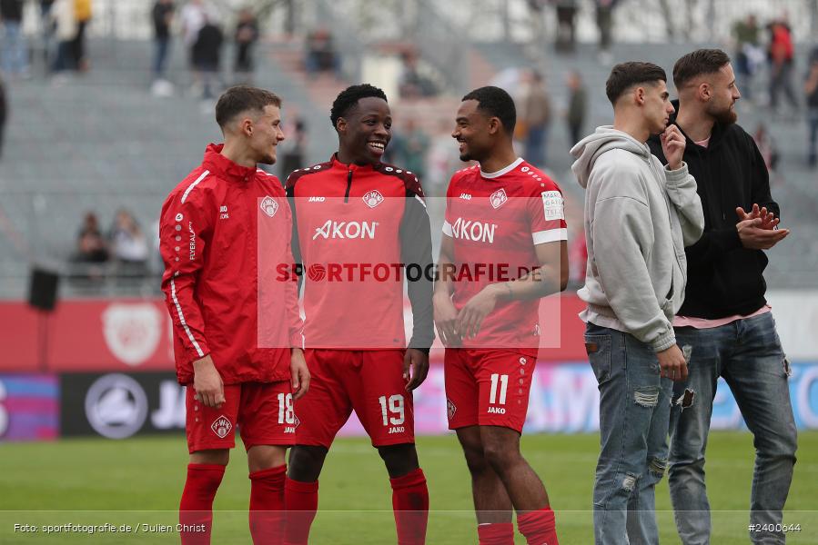 AKON Arena, Würzburg, 30.03.2024, sport, action, BFV, Fussball, März 2024, 27. Spieltag, Regionalliga Bayern, FCE, FWK, FC Eintracht Bamberg 2010, FC Würzburger Kickers - Bild-ID: 2400644