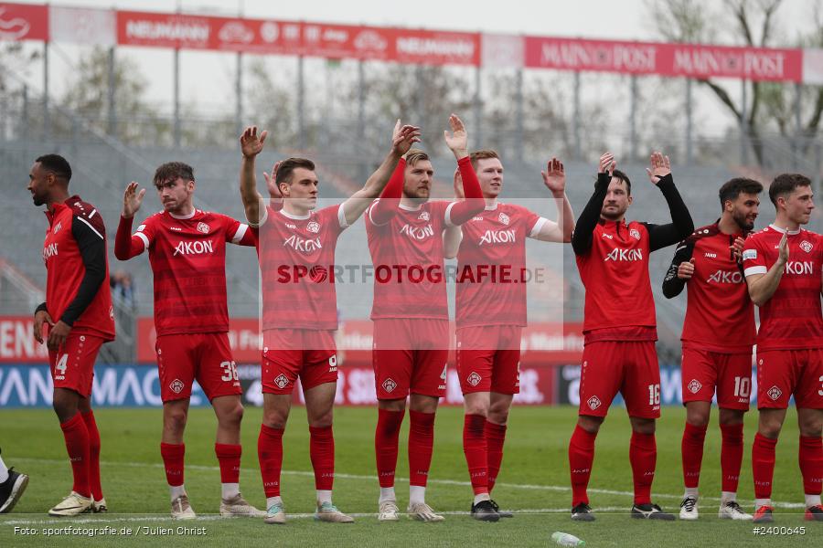 AKON Arena, Würzburg, 30.03.2024, sport, action, BFV, Fussball, März 2024, 27. Spieltag, Regionalliga Bayern, FCE, FWK, FC Eintracht Bamberg 2010, FC Würzburger Kickers - Bild-ID: 2400645