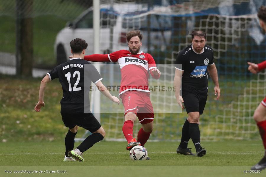 Schömig Digitaldruck Arena, Rimpar, 30.03.2024, sport, action, BFV, Fussball, März 2024, 27. Spieltag, Landesliga Nordwest, TUS, ASV, TuS Frammersbach, ASV Rimpar - Bild-ID: 2400828