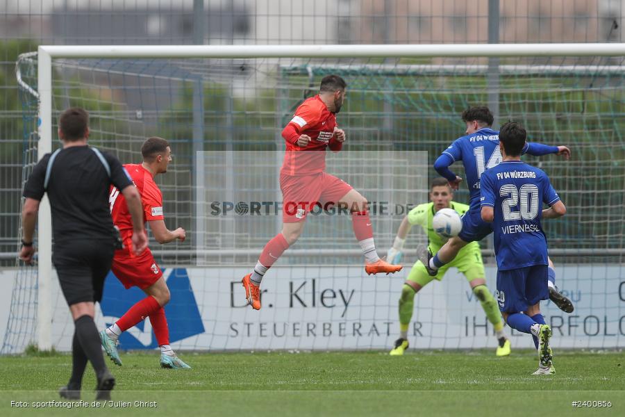 Sepp-Endres-Sportanlage, Würzburg, 30.03.2024, sport, action, BFV, Fussball, März 2024, 30. Spieltag, Bayernliga Nord, HAN, WFV, SpVgg Hankofen-Hailing, Würzburger FV 04 - Bild-ID: 2400856