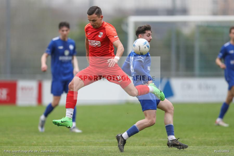 Sepp-Endres-Sportanlage, Würzburg, 30.03.2024, sport, action, BFV, Fussball, März 2024, 30. Spieltag, Bayernliga Nord, HAN, WFV, SpVgg Hankofen-Hailing, Würzburger FV 04 - Bild-ID: 2400885