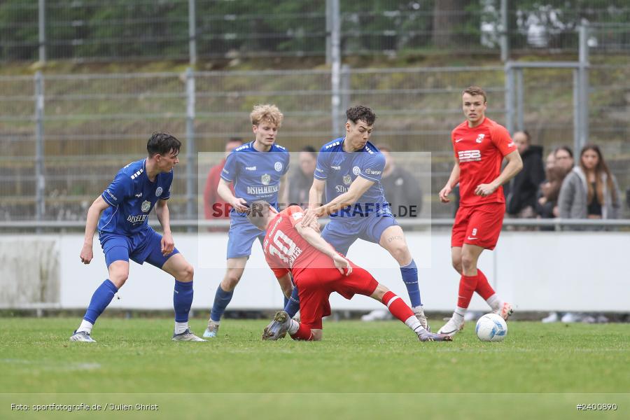 Sepp-Endres-Sportanlage, Würzburg, 30.03.2024, sport, action, BFV, Fussball, März 2024, 30. Spieltag, Bayernliga Nord, HAN, WFV, SpVgg Hankofen-Hailing, Würzburger FV 04 - Bild-ID: 2400890