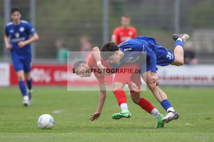 Sepp-Endres-Sportanlage, Würzburg, 30.03.2024, sport, action, BFV, Fussball, März 2024, 30. Spieltag, Bayernliga Nord, HAN, WFV, SpVgg Hankofen-Hailing, Würzburger FV 04 - Bild-ID: 2400965