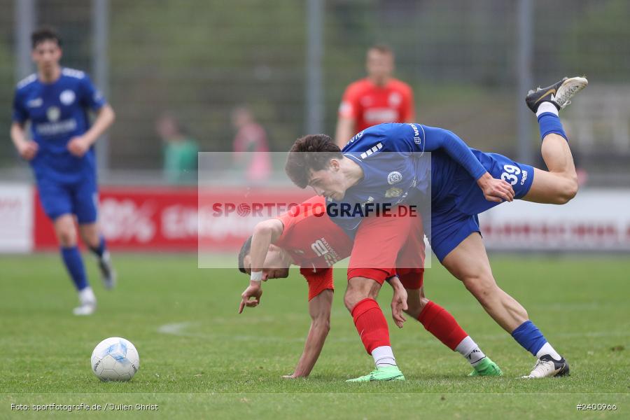 Sepp-Endres-Sportanlage, Würzburg, 30.03.2024, sport, action, BFV, Fussball, März 2024, 30. Spieltag, Bayernliga Nord, HAN, WFV, SpVgg Hankofen-Hailing, Würzburger FV 04 - Bild-ID: 2400966