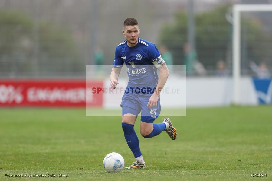 Sepp-Endres-Sportanlage, Würzburg, 30.03.2024, sport, action, BFV, Fussball, März 2024, 30. Spieltag, Bayernliga Nord, HAN, WFV, SpVgg Hankofen-Hailing, Würzburger FV 04 - Bild-ID: 2400971