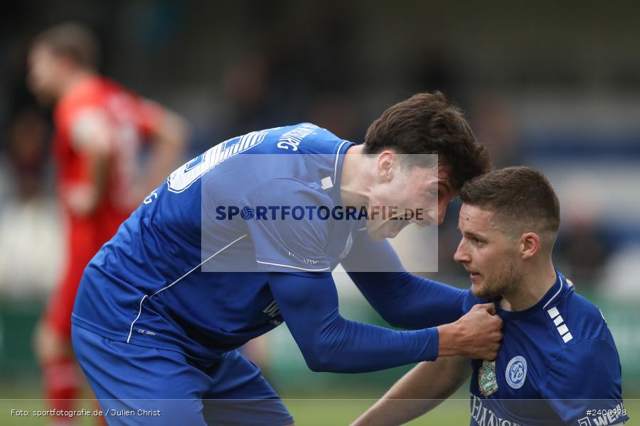 Sepp-Endres-Sportanlage, Würzburg, 30.03.2024, sport, action, BFV, Fussball, März 2024, 30. Spieltag, Bayernliga Nord, HAN, WFV, SpVgg Hankofen-Hailing, Würzburger FV 04 - Bild-ID: 2400978