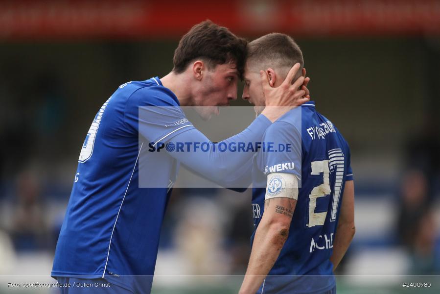 Sepp-Endres-Sportanlage, Würzburg, 30.03.2024, sport, action, BFV, Fussball, März 2024, 30. Spieltag, Bayernliga Nord, HAN, WFV, SpVgg Hankofen-Hailing, Würzburger FV 04 - Bild-ID: 2400980