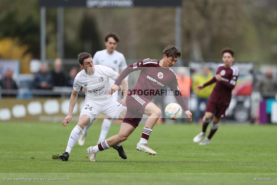 action, TuS Röllbach, TUS, TSV Karlburg, TSV, Sport, Landesliga Nordwest, Karlburg, Fussball, Fundamentum Sportpark, BFV, April 2024, 27. Spieltag, 01.04.2024 - Bild-ID: 2401080