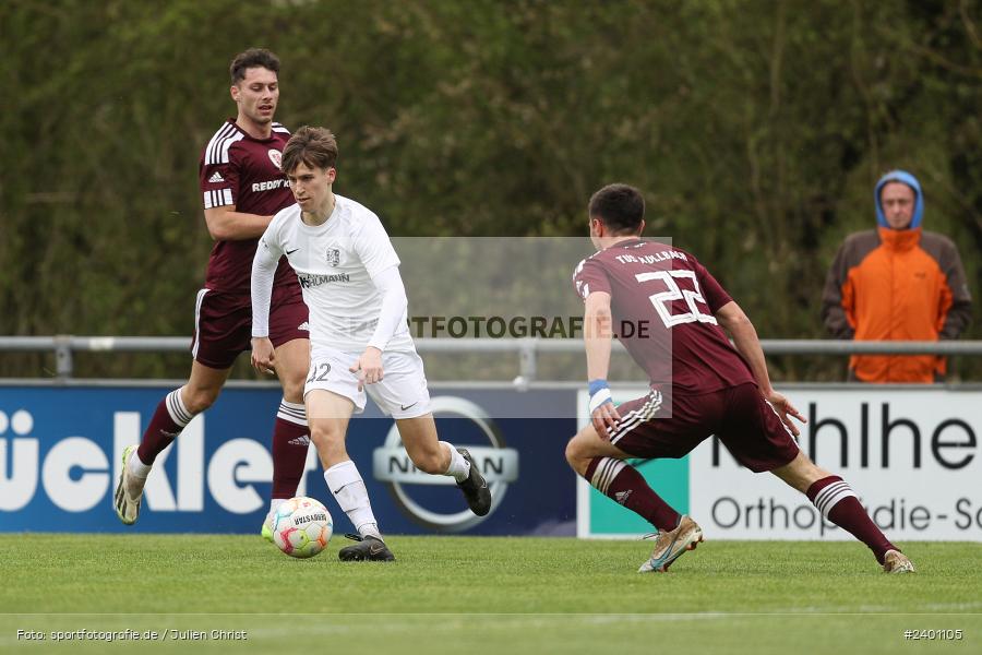 action, TuS Röllbach, TUS, TSV Karlburg, TSV, Sport, Landesliga Nordwest, Karlburg, Fussball, Fundamentum Sportpark, BFV, April 2024, 27. Spieltag, 01.04.2024 - Bild-ID: 2401105