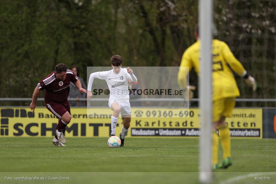 action, TuS Röllbach, TUS, TSV Karlburg, TSV, Sport, Landesliga Nordwest, Karlburg, Fussball, Fundamentum Sportpark, BFV, April 2024, 27. Spieltag, 01.04.2024 - Bild-ID: 2401116