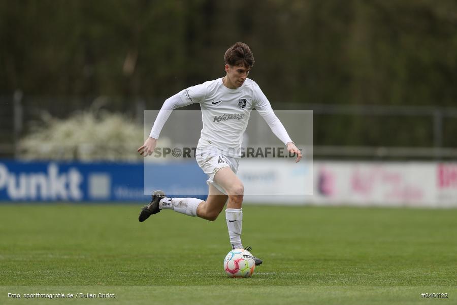 action, TuS Röllbach, TUS, TSV Karlburg, TSV, Sport, Landesliga Nordwest, Karlburg, Fussball, Fundamentum Sportpark, BFV, April 2024, 27. Spieltag, 01.04.2024 - Bild-ID: 2401122